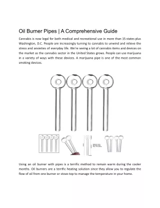 Oil Burner Pipes | A Comprehensive Guide