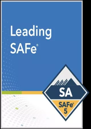 Leading SAFe 5.1 training - Agilitiics