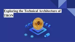 Exploring the Technical Architecture of TRON