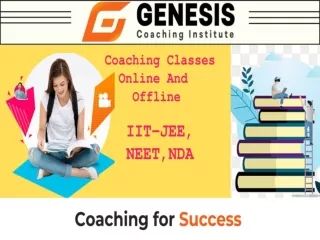 IIT JEE Coaching Institute near me - Genesis Coaching Institute