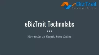 How to Set up Shopify Store Online