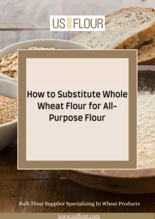 bulk flour supplier specializing in wheat