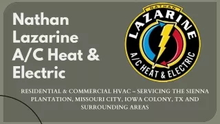 Nathan Lazarine A/C Heat & Electric