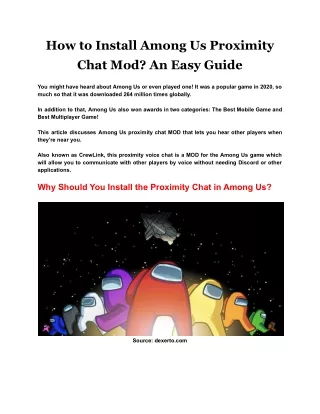 how to install among us proximity chat