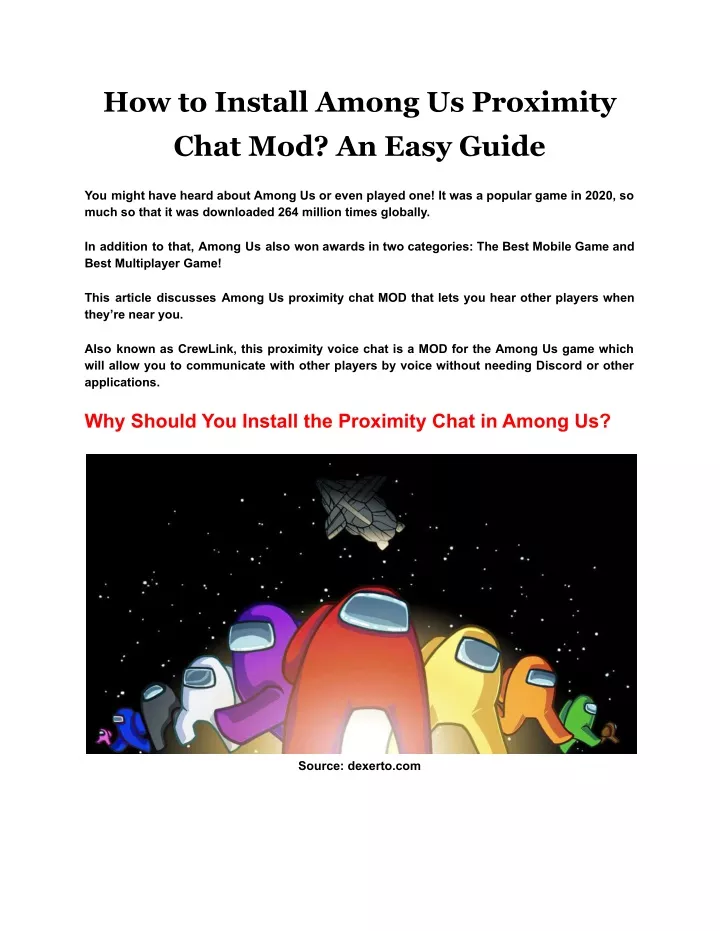 how to install among us proximity chat
