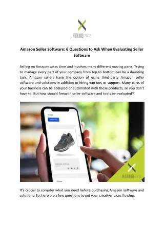 amazon seller software 6 questions to ask when