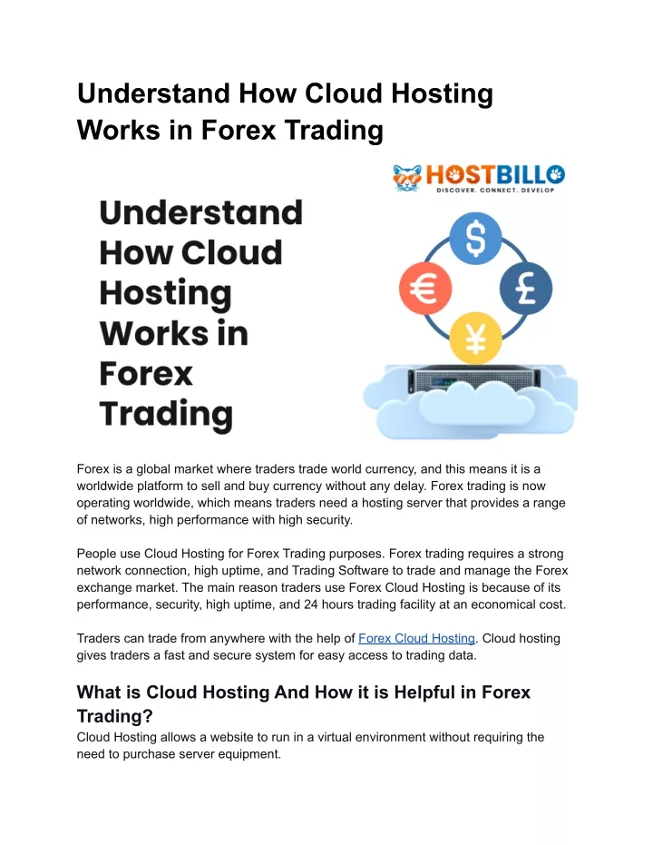 understand how cloud hosting works in forex