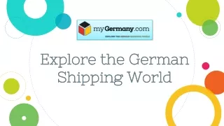 Explore the German Shipping World | myGermany