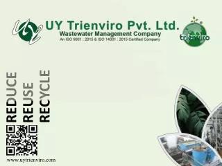 UY Trienviro -Best Wastewater Treatment Company in India