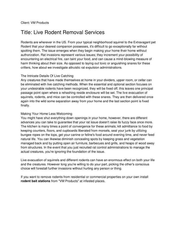 client vm products title live rodent removal