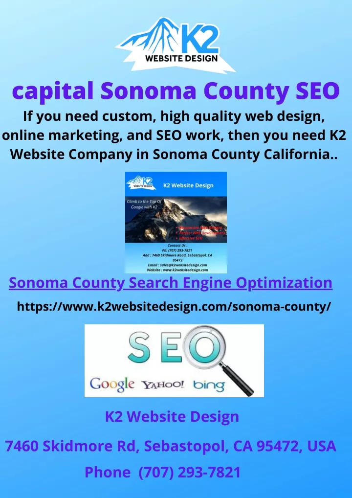 capital sonoma county seo