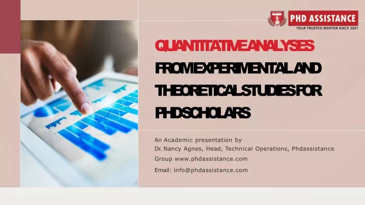 quantitative analyses from experimental and theoretical studies for phd scholars