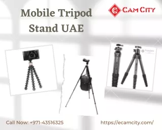 Mobile Tripod Stand UAE | Camcity