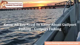 Gulfport Fishing
