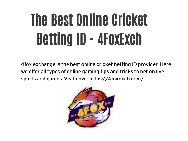 online cricket betting id