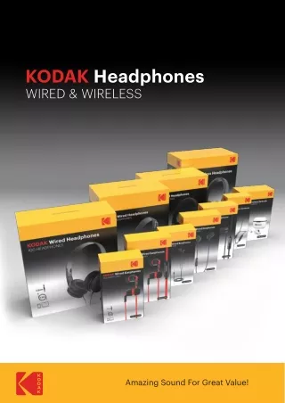 Catálogo auriculares Kodak 2022