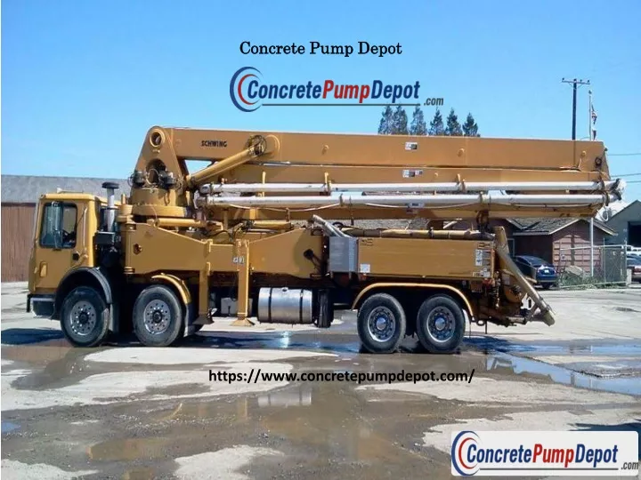 concrete pump depot