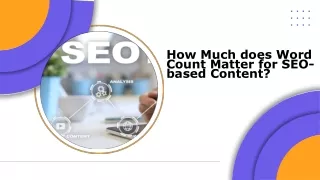 How Much does Word Count Matter for SEO-based Content-converted