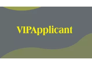 VIP Applicant PPT