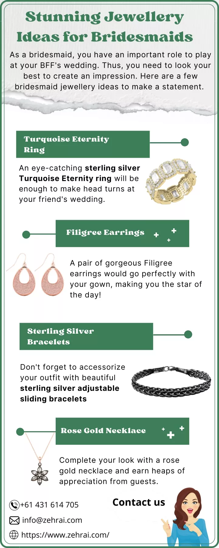 stunning jewellery ideas for bridesmaids