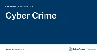 cyberpeace foundation