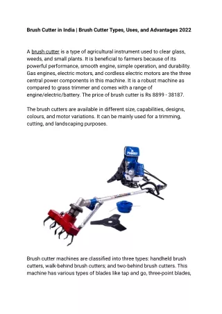 brush cutter in india brush cutter types uses