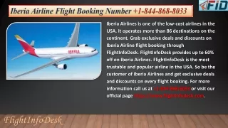 iberia airline flight booking number