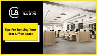 Tips For Renting Your First Office Space