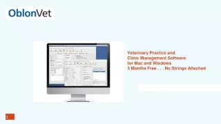 Veterinary Practice and Clinic Management Software
