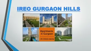 IREO GURGAON HILLS - Buy your own home