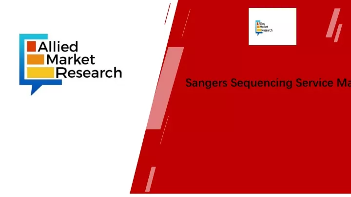sangers sequencing service market
