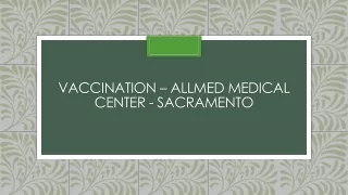 Vaccination Sacramento