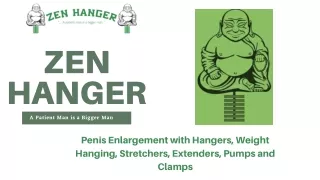Penis Enlargement with Hangers & other devices 12 May