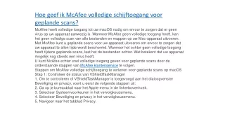 Mcafee Klantenservice