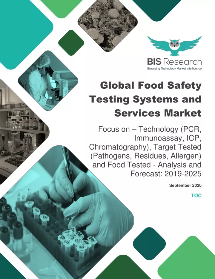 global food safety testing systems and services