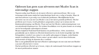 Bellen Mcafee nederland