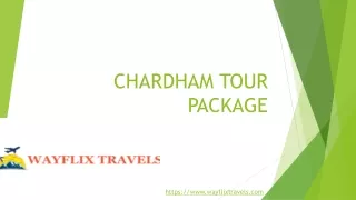 chardham tour package