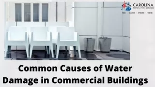 Common Causes of Water Damage in Commercial Buildings