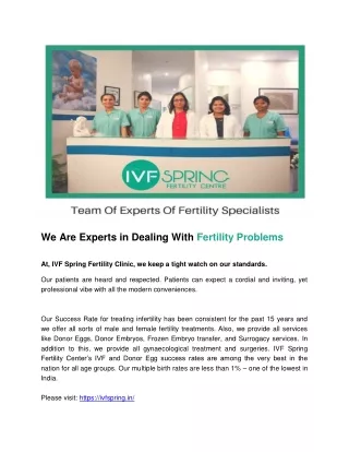 IVF Spring Fertility Centre in Mumbai