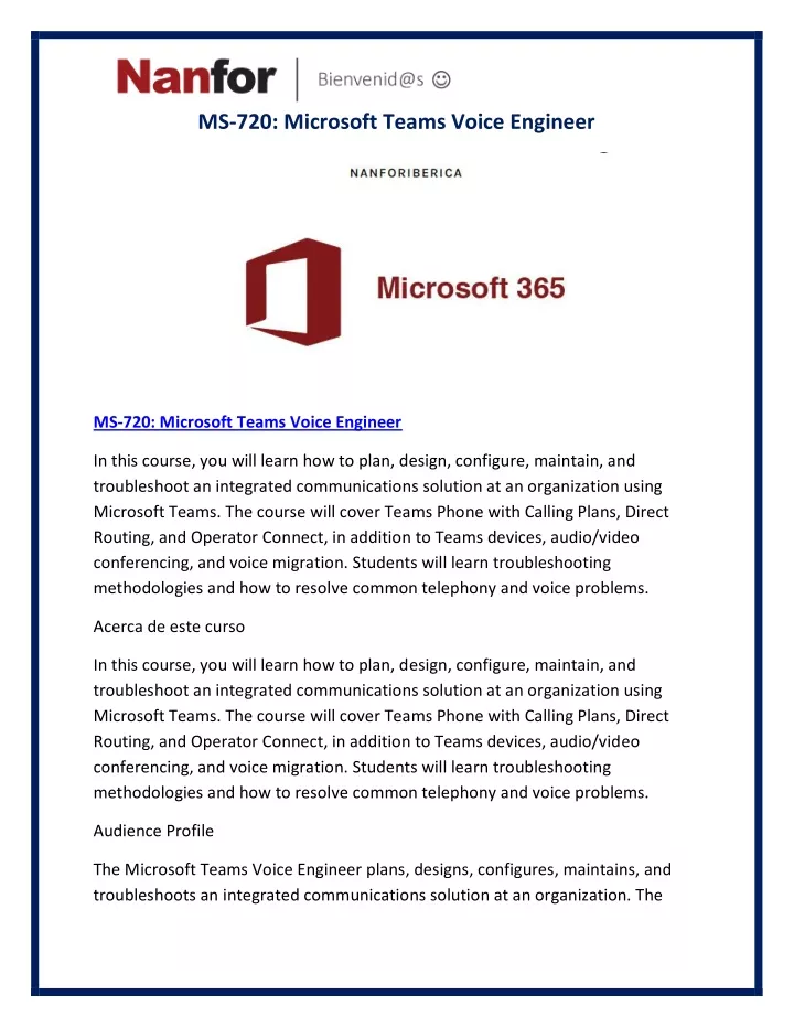 ms 720 microsoft teams voice engineer
