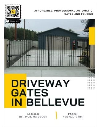 Choose The Right Driveway Gates in Bellevue