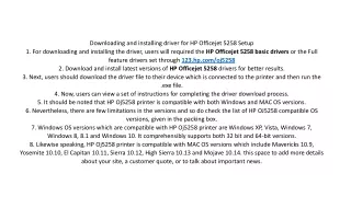 downloading and installing driver