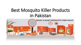 Best Mosquito Killer Products in Pakistan
