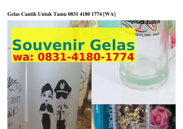 gelas cantik untuk tamu 0831 4180 1774 wa