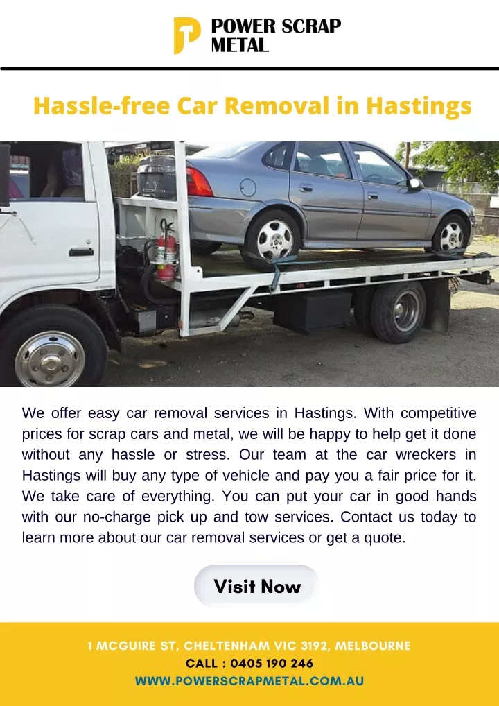 hassle free car removal in hastings