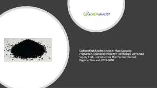 Carbon Black Market Size, Share, Industry Analysis, 2030