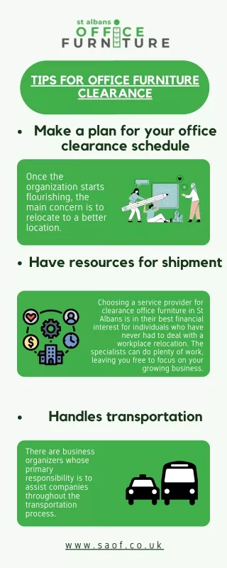 TIPS FOR OFFICE FURNITURE CLEARANCE