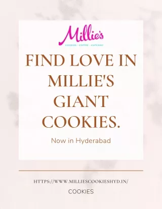 Millies Cookies Hyderabad  Cupcakes Fresh Cookies & Ice Cream Gift Delivery