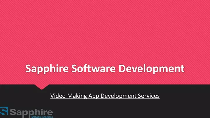 sapphire software development