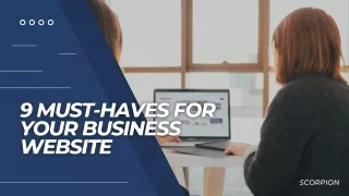9 Must-Haves For Your Business Website